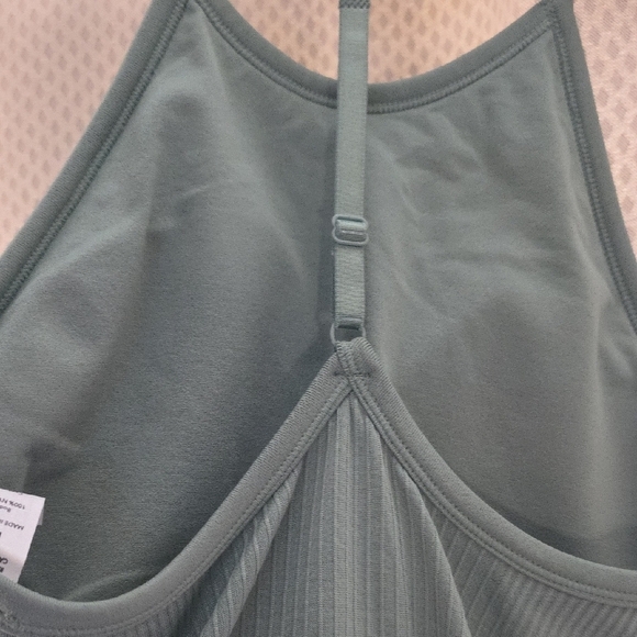 90 Degree By Reflex Olive Ribbed Tank Top - Picture 7 of 8